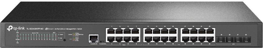Коммутатор локальної мережі (Switch) TP-Link SG3428XPP-M2 - Фото 1