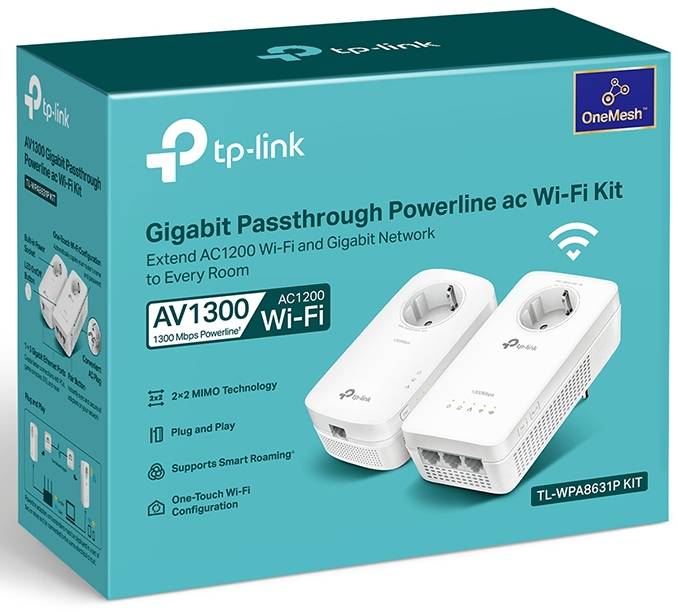 Фото - Powerline-адаптер TP-Link TL-WPA8631PKIT