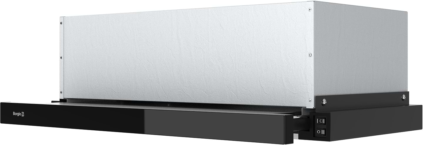 Вытяжка встраиваемая Borgio TLC (TR) 60 Black glass - Фото 1