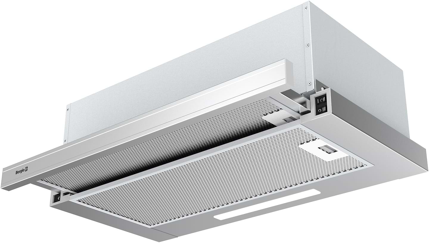 Витяжка вбудована Borgio TLC (TR) 60 Inox - Фото 1