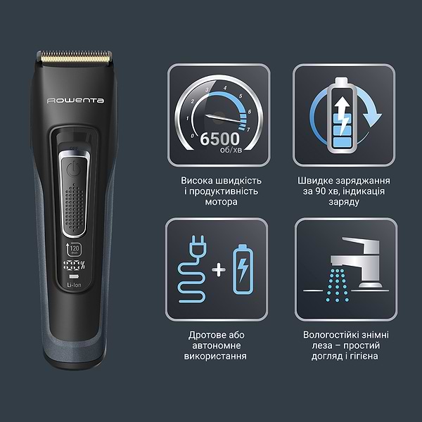 Фото - Машинка для стрижки волос Rowenta TN5244E0