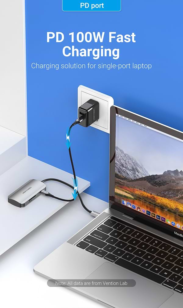 Фото - Док-станція Vention USB3.1 Type-C - USB (TNHHB)