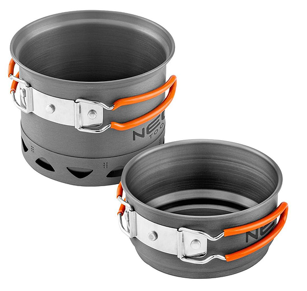 Фото - Набір посуду туристичний Neo Tools 2 в 1 (63-144)