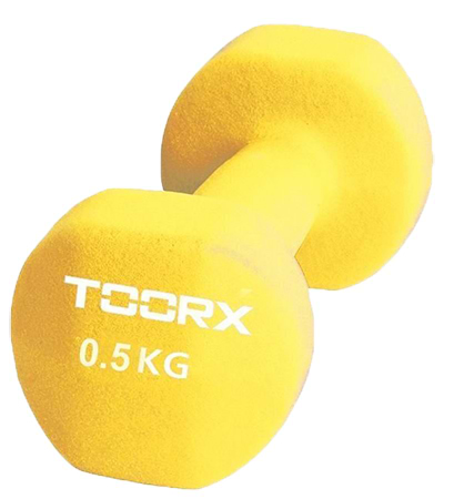 Фото - Гантель для фітнесу Toorx Vinyl 0.5 кг (MV-05)