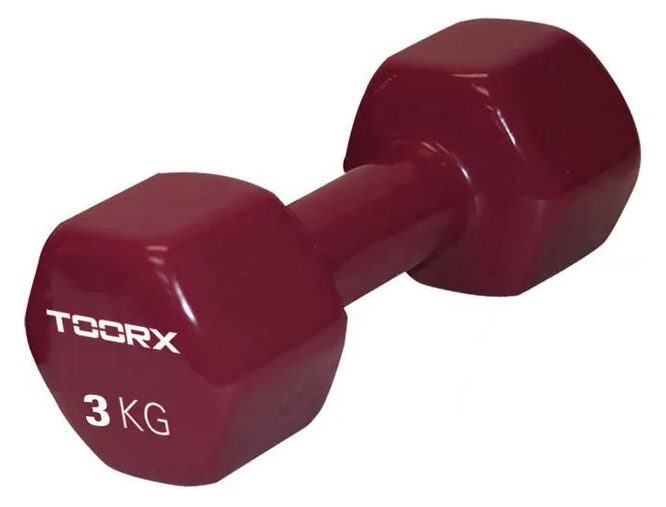 Гантель для фітнесу Toorx Vinyl 3 кг (MV-3)