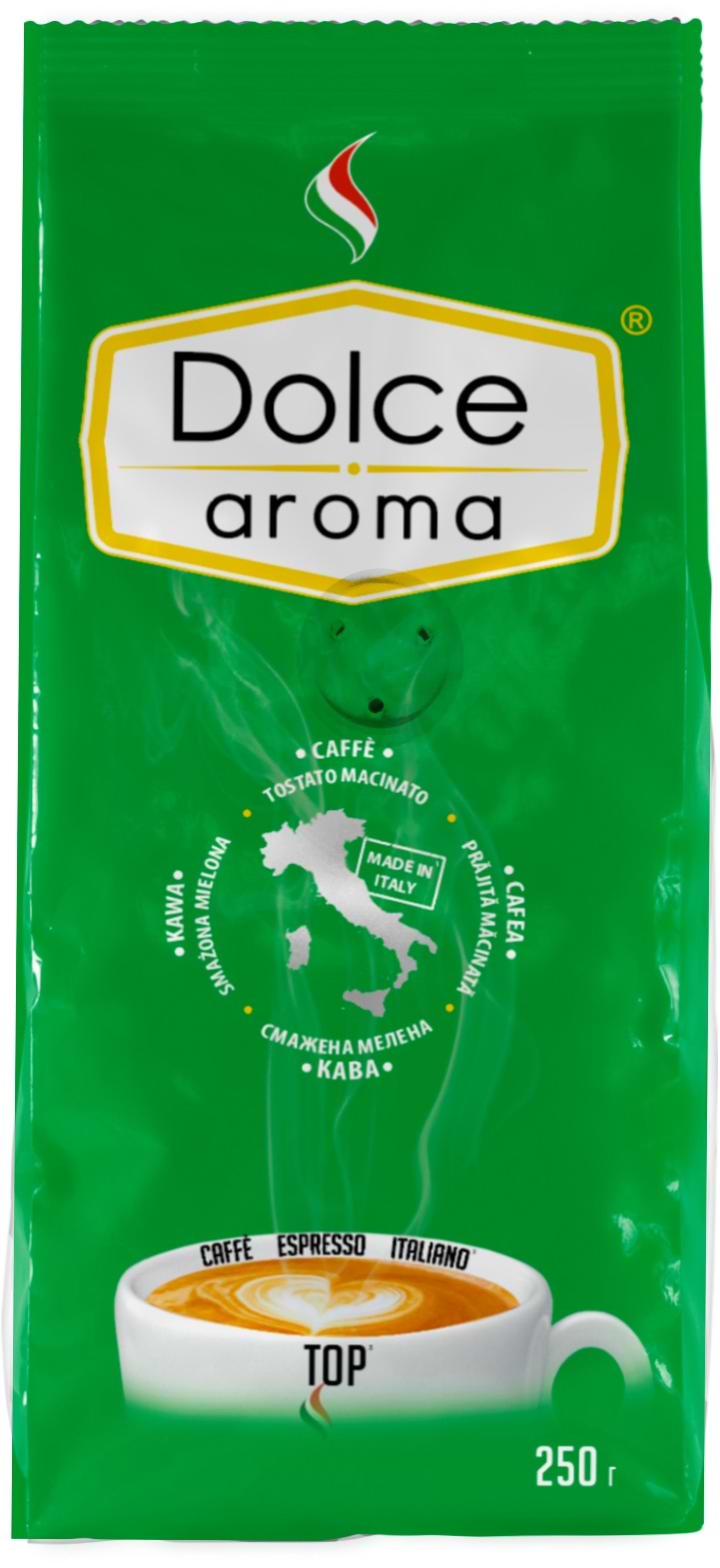 Кофе молотый Dolce Aroma Top 250 г - Фото 1
