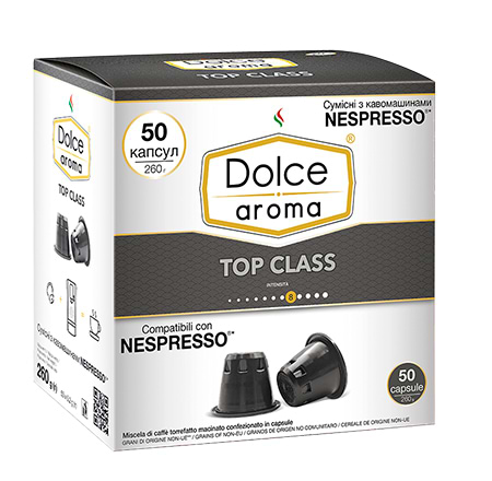 Фото - Кава у капсулах Dolce Aroma Top Class 5.5 г х50 шт.