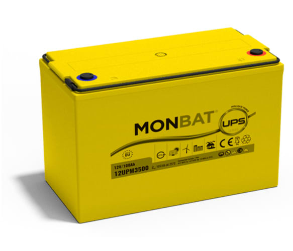 Аккумулятор для ИБП MONBAT Top Terminal 12UPM3500 AGM 12V/100 Ah (37285)