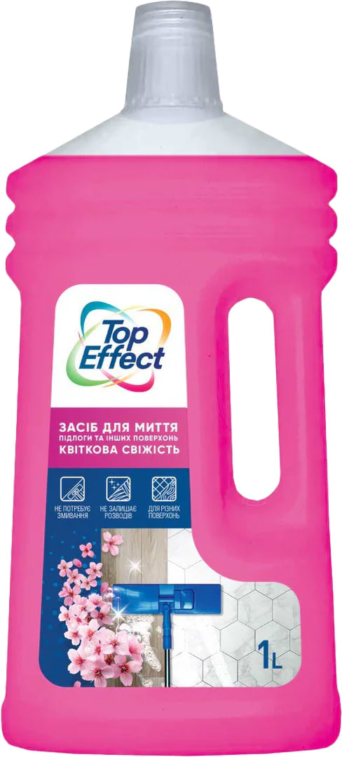 Фото - Чистящее средство универсальное TopEffect Цветочная свежесть 1 л (4820255112527)