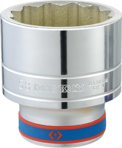 Торцевая головка KING TONY 1'' 75 мм (833075M)