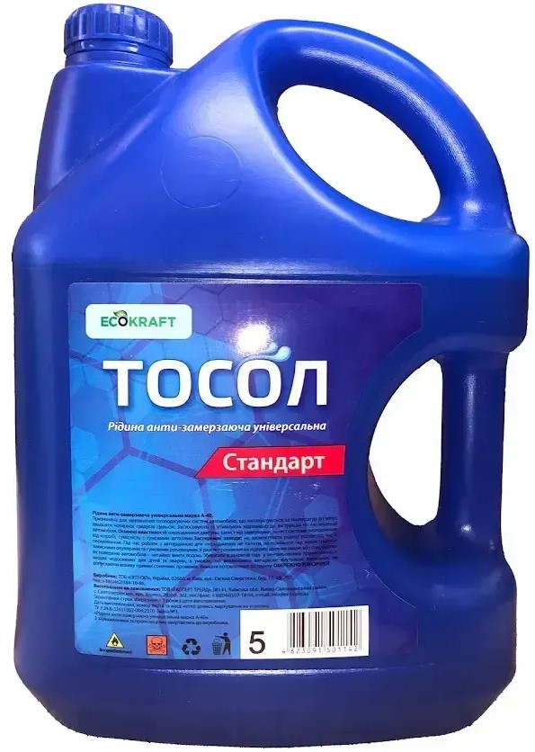 Антифриз Ecokraft Стандарт А-40 Ecokraft 5 л (ТСЕ1142)