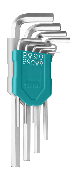 Набір шестигранних ключів Total THT106191 9 шт.