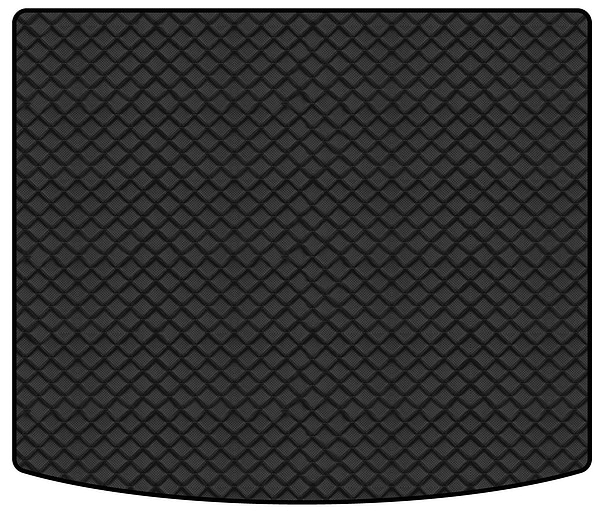 Фото - Коврик из экокожи в багажник авто EVAtech для Touareg (7P) (2-zone climate control) Volkswagen 2010-2014 2 поколение SUV EU (VW3402B1BBLB)