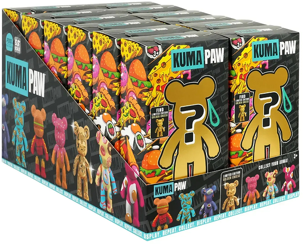 Фото - Коллекционная фигурка Kuma Paw серия Гурман в ассортименте (T02406-12P)