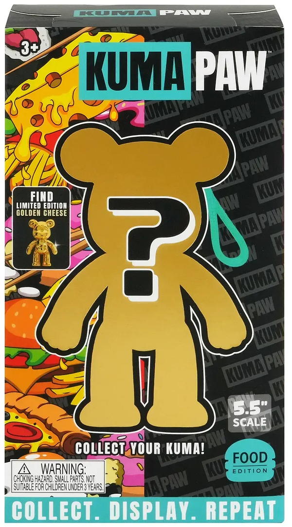 Фото - Коллекционная фигурка Kuma Paw серия Гурман в ассортименте (T02406-12P)