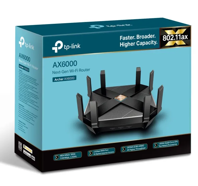 Фото - Маршрутизатор интернет WiFi6 TP-Link Archer AX6000