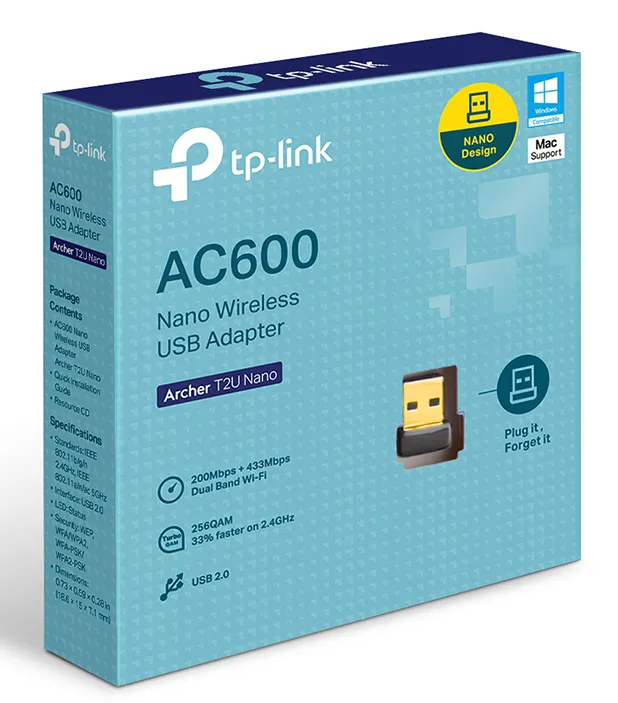 Фото - USB-адаптер мережі WiFi TP-Link Archer T2U Nano