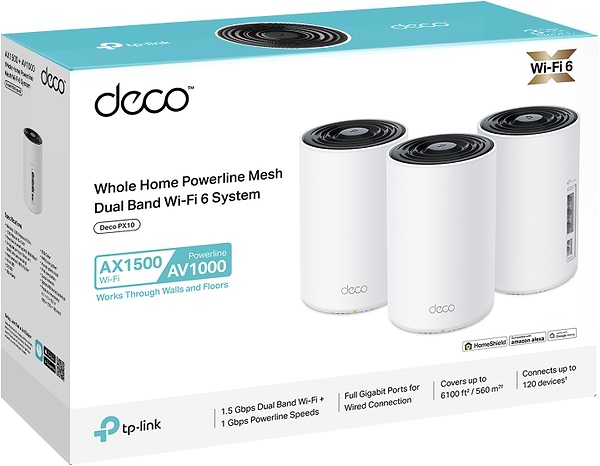 Фото - MESH система WiFi6 TP-Link Deco PX10(3-pack)