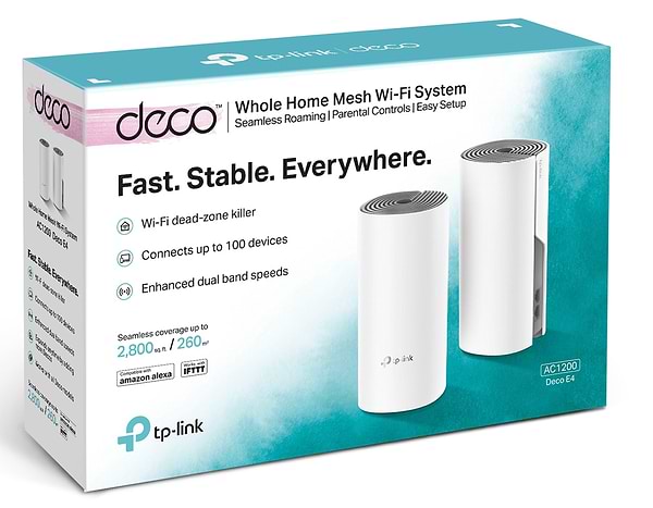 Фото - Уценка - MESH система WiFi5 TP-Link Mesh Deco E4 (2-Pack)