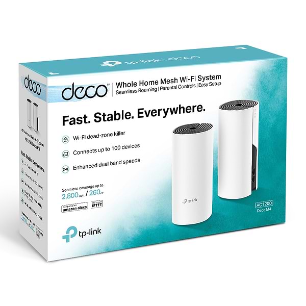 Фото - MESH система WiFi5 TP-Link Mesh Deco M4 (2-Pack)