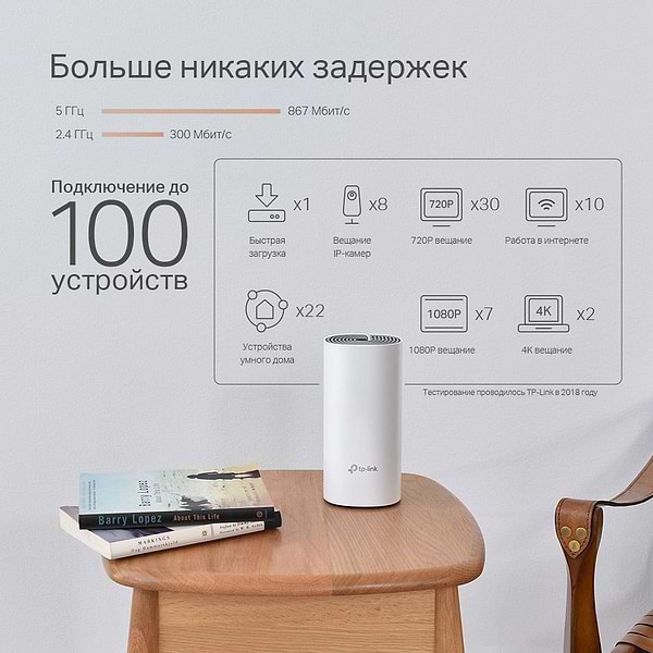 Фото - MESH система WiFi5 TP-Link Mesh Deco P9 3 шт.