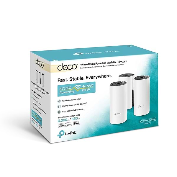 Фото - MESH система WiFi5 TP-Link Mesh Deco P9 3 шт.