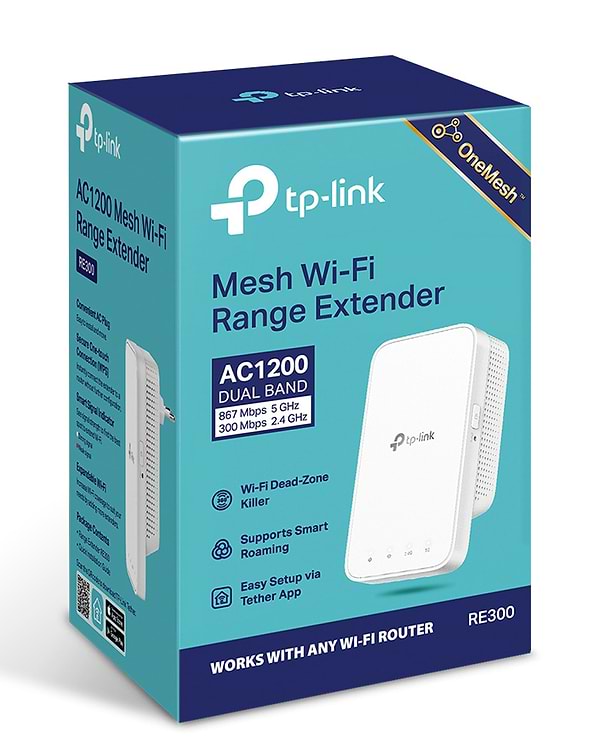 Фото - Усилитель беспроводного сигнала TP-Link RE300