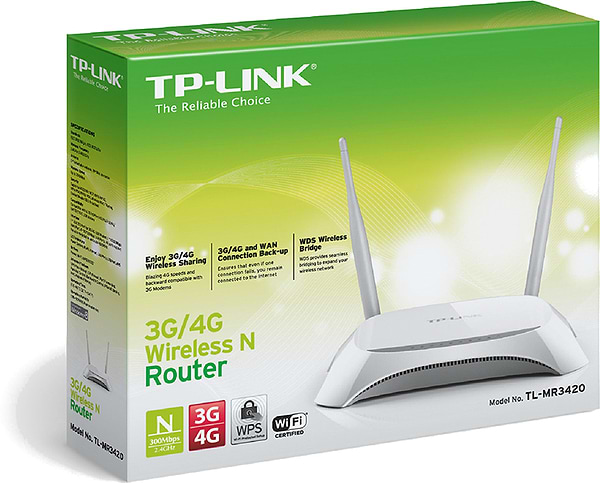 Фото - Уценка - Маршрутизатор интернет WiFi4 TP-Link TL-MR3420
