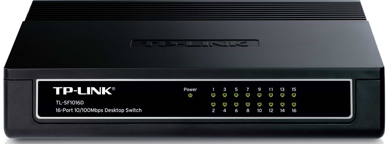 Коммутатор локальной сети (Switch) TP-Link TL-SF1016DS - Фото 1