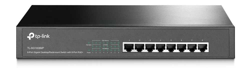 Коммутатор локальной сети (Switch) TP-Link TL-SG1008MP - Фото 1