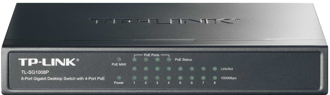 Коммутатор локальной сети (Switch) TP-Link TL-SG1008P - Фото 1