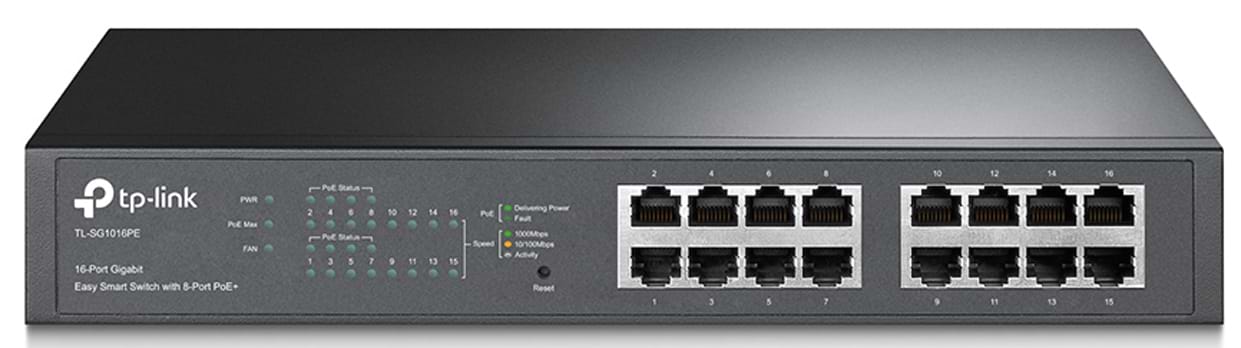 Коммутатор локальной сети (Switch) TP-Link TL-SG1016PE - Фото 1