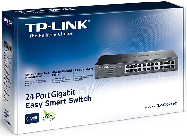 Фото - Комутатор локальної мережі (Switch) TP-Link TL-SG1024DE
