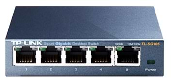 Комутатор локальної мережі (Switch) TP-Link TL-SG105E - Фото 1
