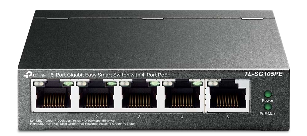 Коммутатор локальной сети (Switch) TP-Link TL-SG105PE - Фото 1