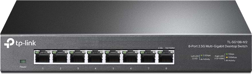 Коммутатор локальной сети (Switch) TP-Link TL-SG108-M2 - Фото 1