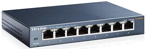 Фото - Комутатор локальної мережі (Switch) TP-Link TL-SG108