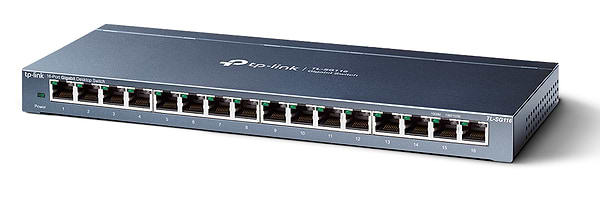 Фото - Коммутатор локальної мережі (Switch) TP-Link TL-SG116