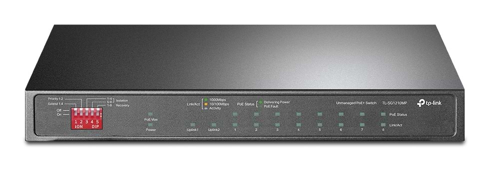 Коммутатор локальной сети (Switch) TP-Link TL-SG1210MP - Фото 1