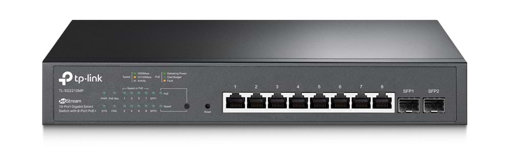 Коммутатор локальной сети (Switch) TP-Link TL-SG2210MP - Фото 1