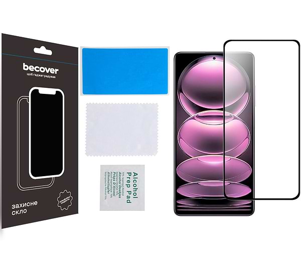 Фото - Захисне скло для смартфону BeCover for Xiaomi Redmi Note 12 Pro/12 Pro 5G/12 Pro Plus Black (708784)