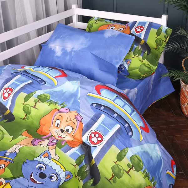 Фото - Комплект постільної білизни MirSon King Size 220х240 см 17-0885 Paw Patrol Friends Ranforce Elite (2200012385906)