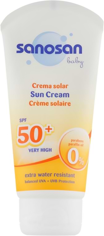 Фото - Крем для захисту від сонця дитячий Sano Baby SPF 50+ 75 мл (4003583197682)