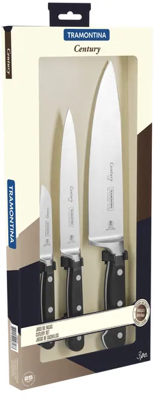 Фото - Набор ножей Tramontina Century 3 пр. (24099/037)