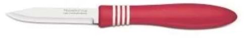 Фото - Ніж для овочів Tramontina Cor & Cor 76 мм Red (23461/173) Фото - Ніж для овочів Tramontina Cor & Cor 76 мм Red (23461/173)