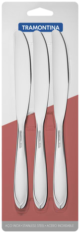 Фото - Набір ножів столових Tramontina Laguna 3 шт. (66906/031)