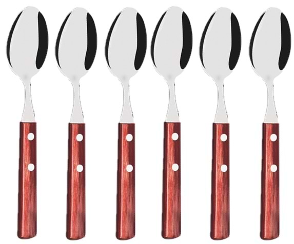 Набір чайних ложок Tramontina Polywood 6 шт. (21107/670)