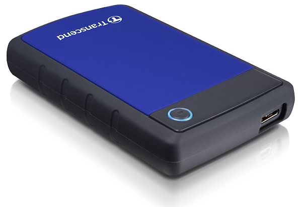 Фото - Жорсткий диск зовнішній дротовий Transcend 1TB TS1TSJ25H3B Storejet 2.5'