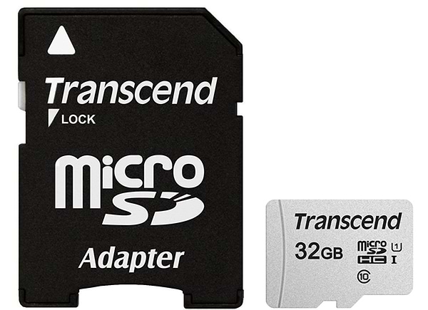 Фото - Карта памяти Transcend microSDHC 300S 32GB UHS-I U1 + ad (TS32GUSD300S-A)