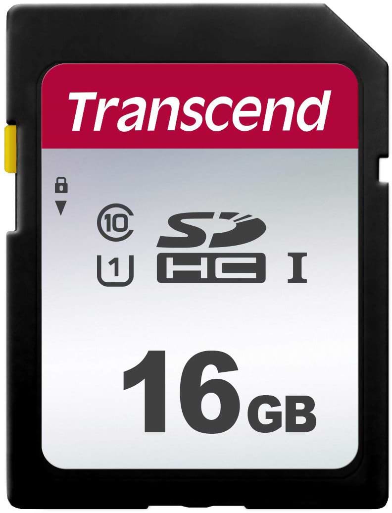 Карта пам'яті Transcend SDHC 300S 16GB UHS-I U1 (TS16GSDC300S) - Фото 1